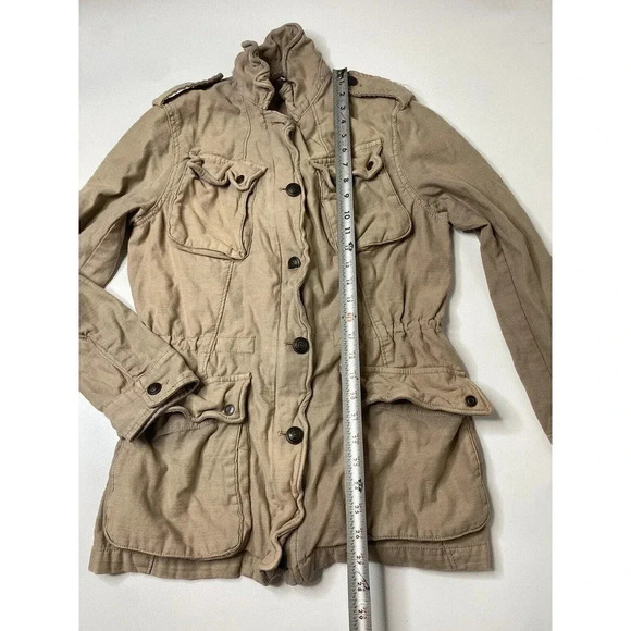 Free People Women’s Outerwear Trooper Field jacket Brown Tan Small - Picture 5 of 8